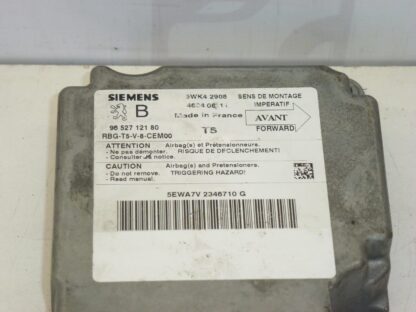 Siemens Peugeot 307 Airbageinheit 9652712180 6545HE