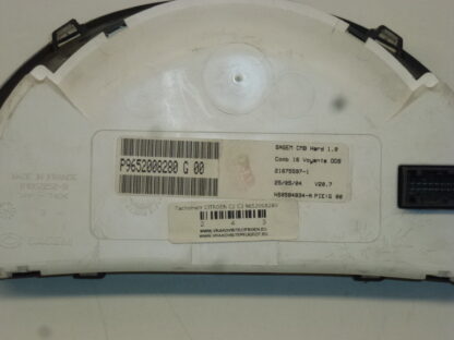 Tachometer Citroën C2 C3 Laufleistung 166000 km 9652008280